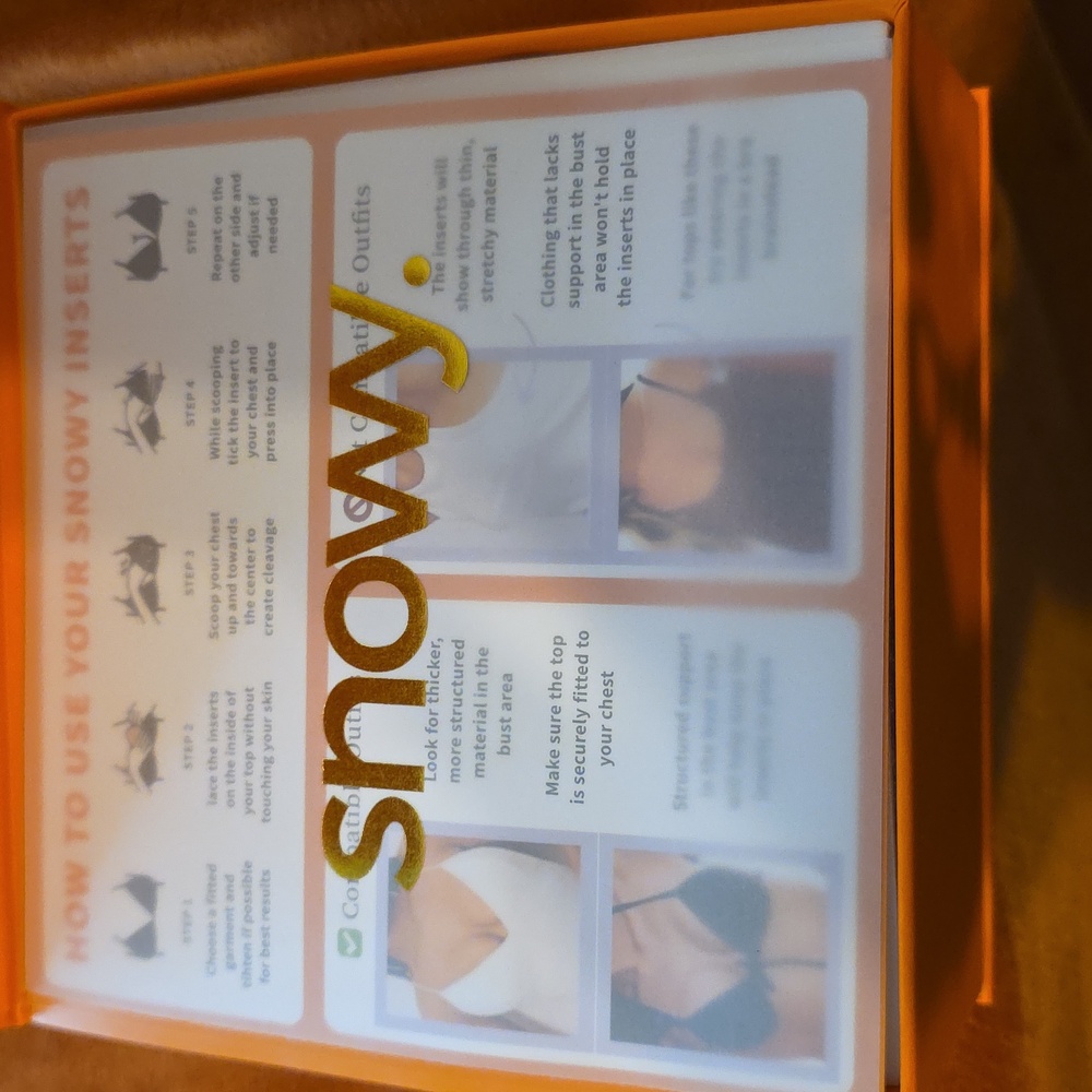 Snowy Bras  Silicone Insert ( Reusable). - Picture 2 of 5